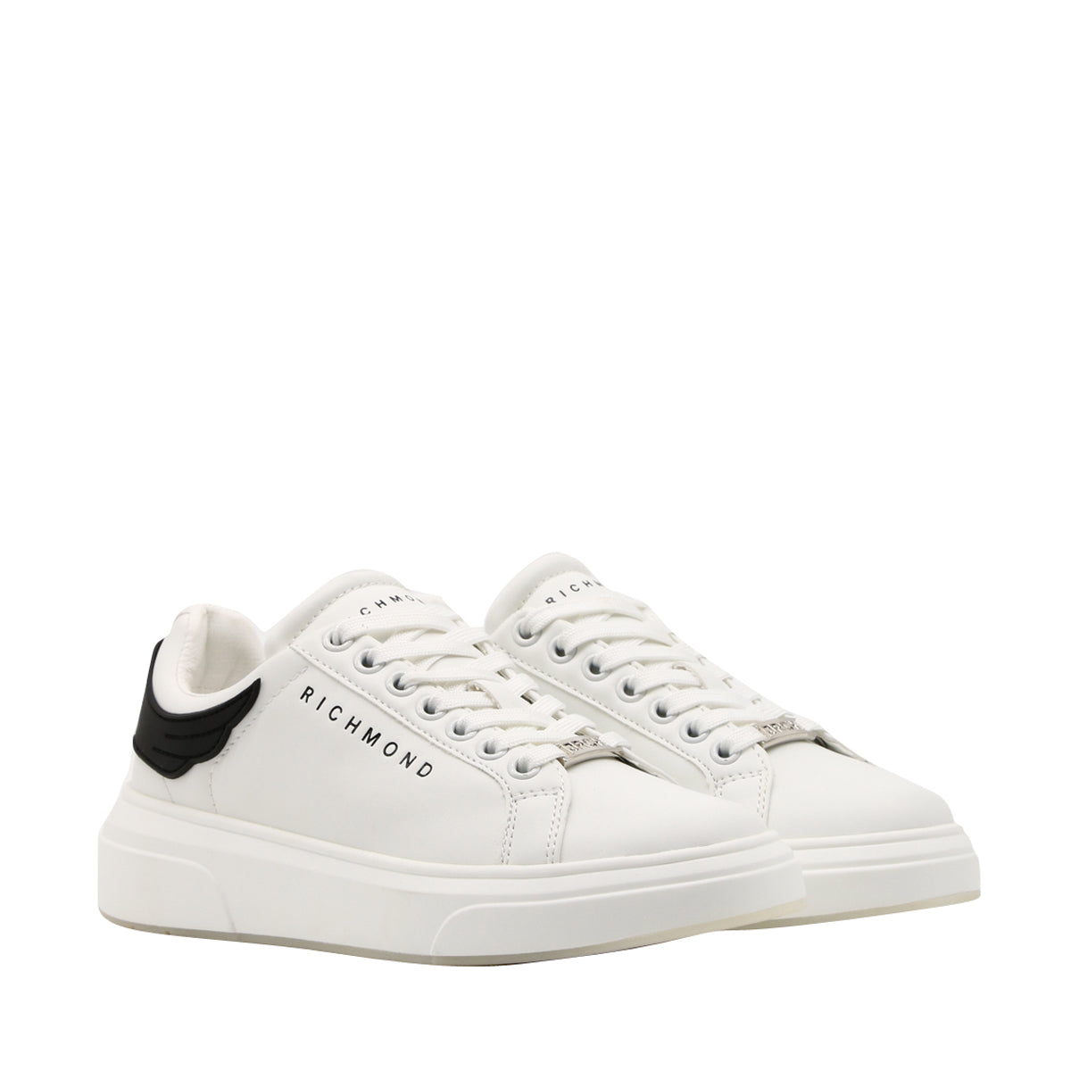 John Richmond Sneakers Leather Bianca