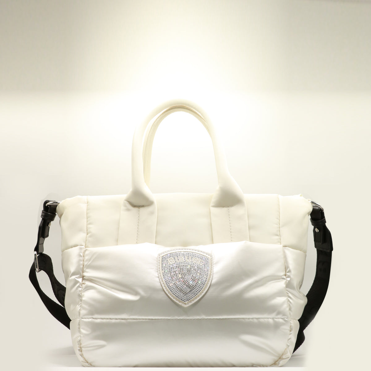 Blauer Borsa a Mano White