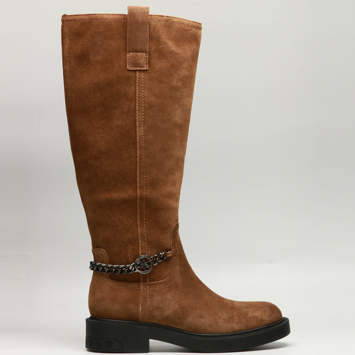 Guess Stivale Pelle Brown