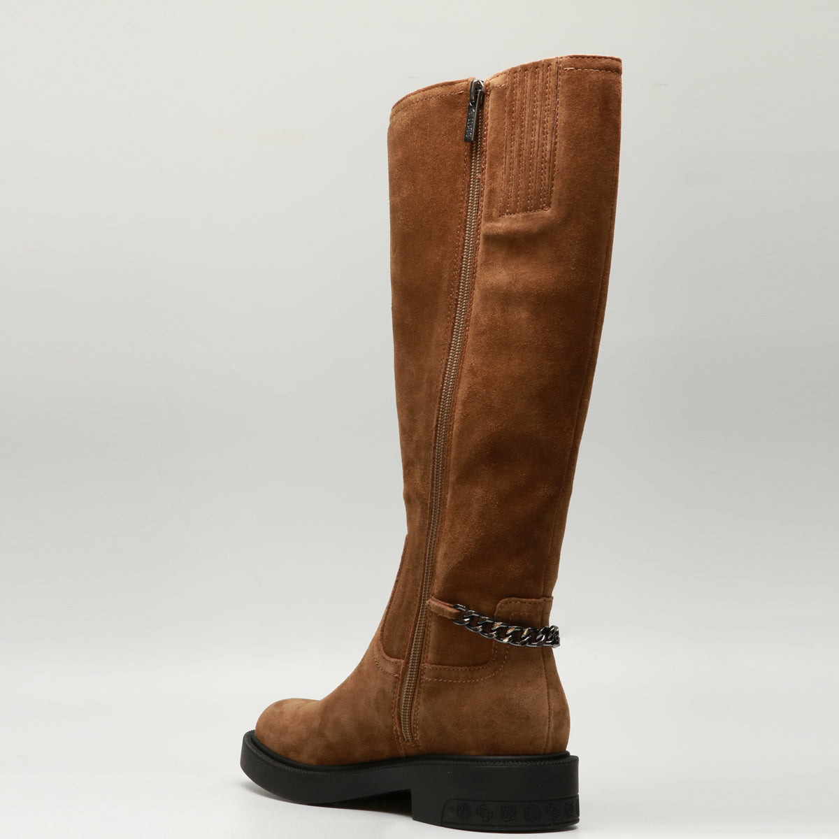 Guess Stivale Pelle Brown