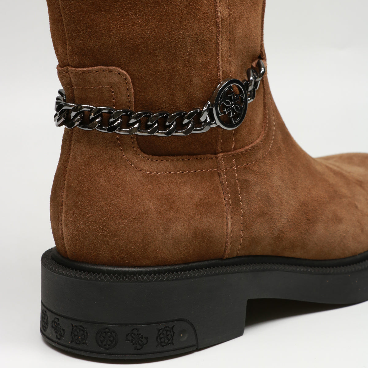 Guess Stivale Pelle Brown