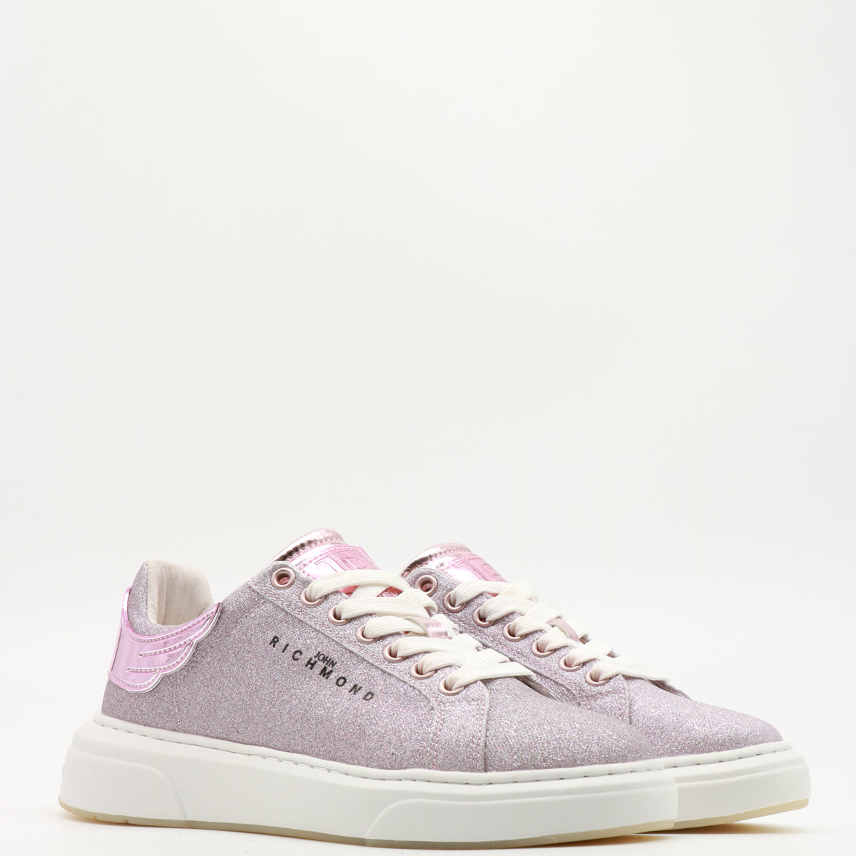 John Richmond Sneakers Leather Bianca