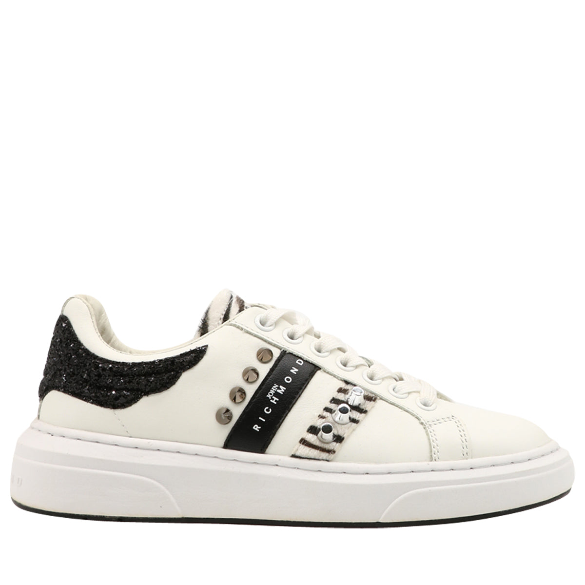 John Richmond Sneakers Leather Bianca