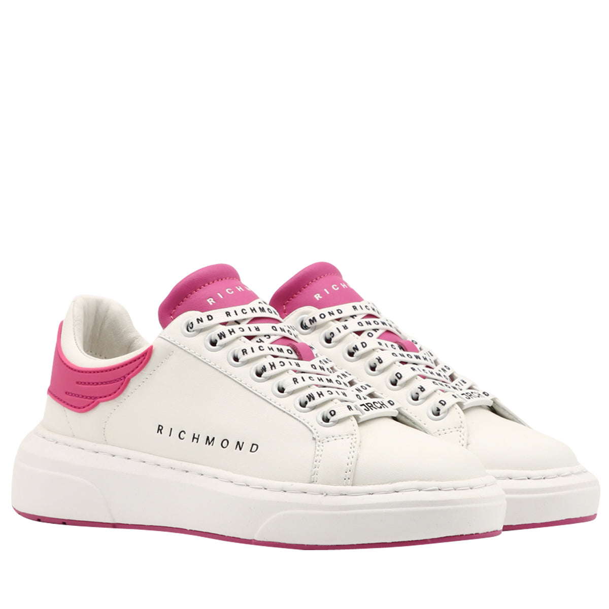 John Richmond Sneakers Leather Bianca