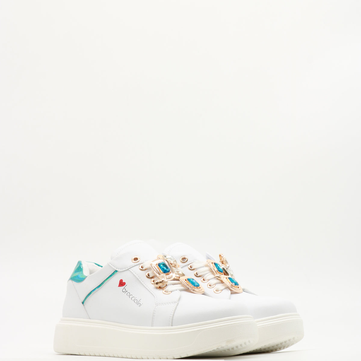 John Richmond Sneakers Leather Bianca
