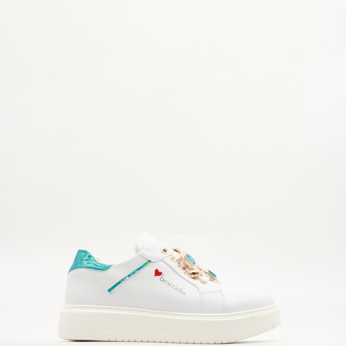 John Richmond Sneakers Leather Bianca
