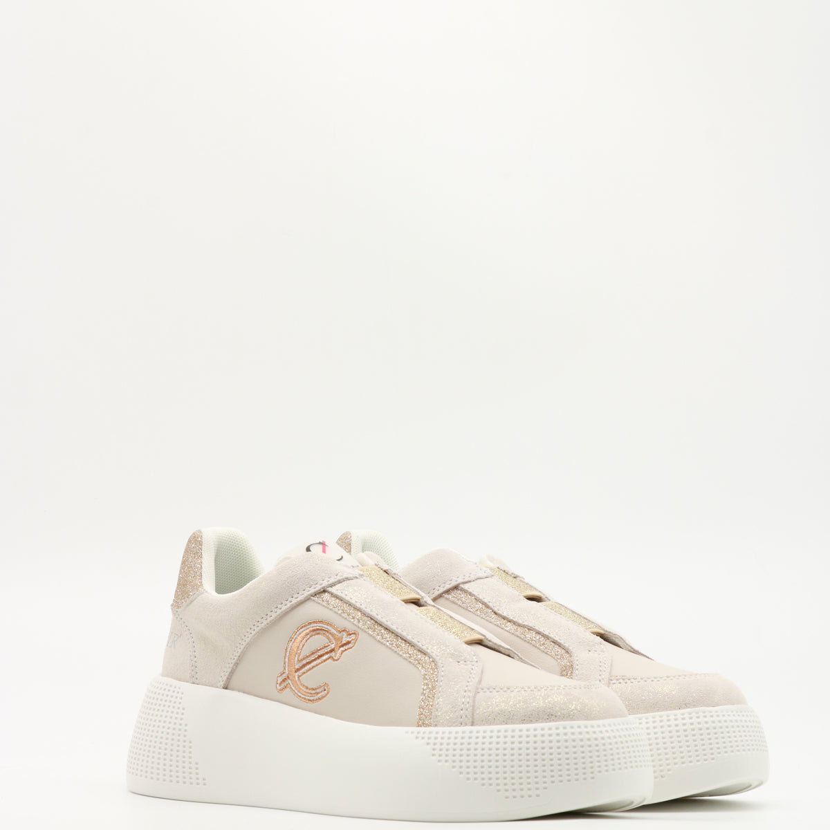John Richmond Sneakers Leather Bianca
