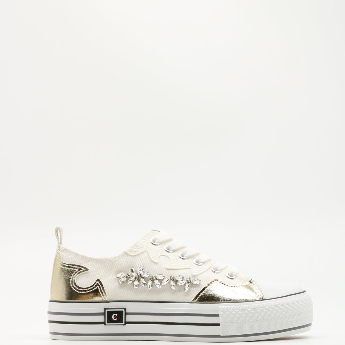 John Richmond Sneakers Leather Bianca