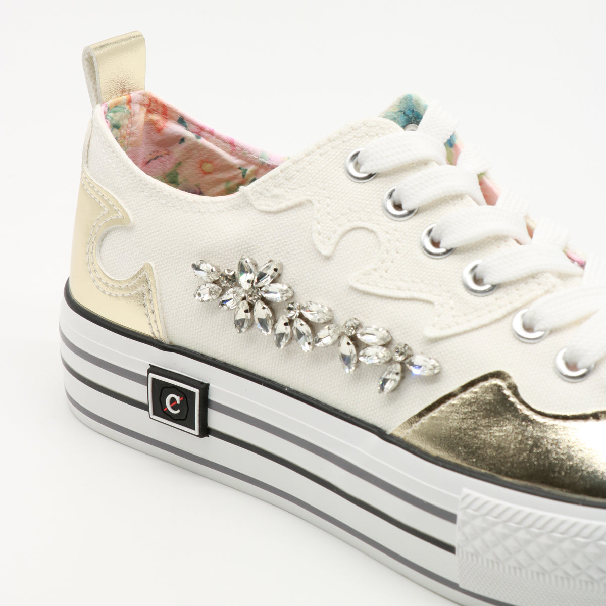 John Richmond Sneakers Leather Bianca