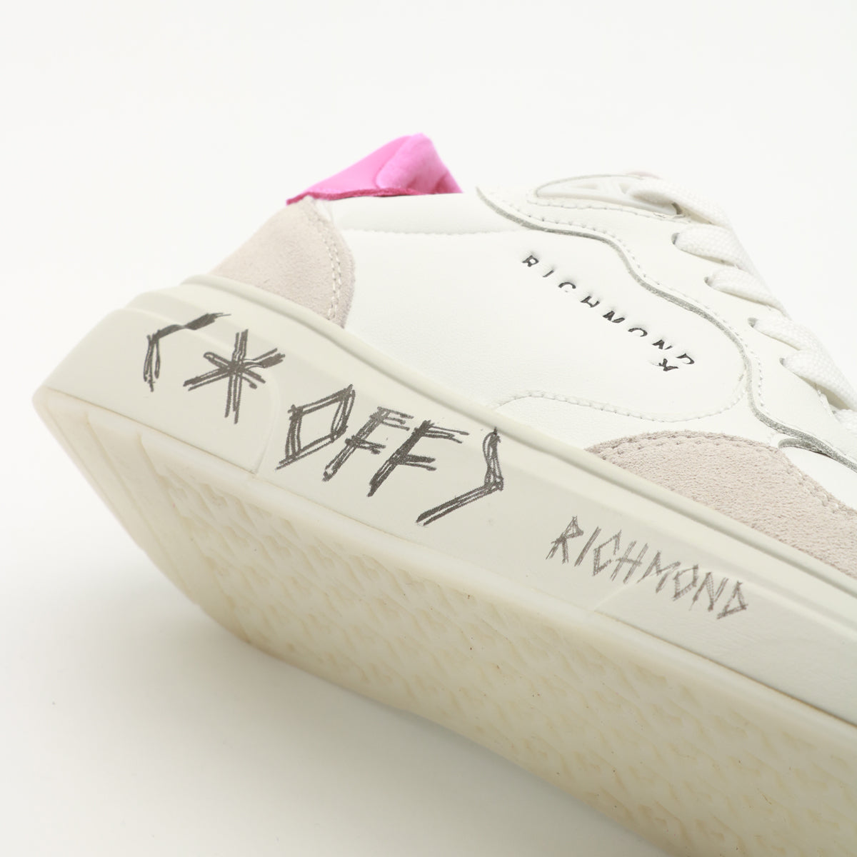 John Richmond Sneakers Leather Bianca