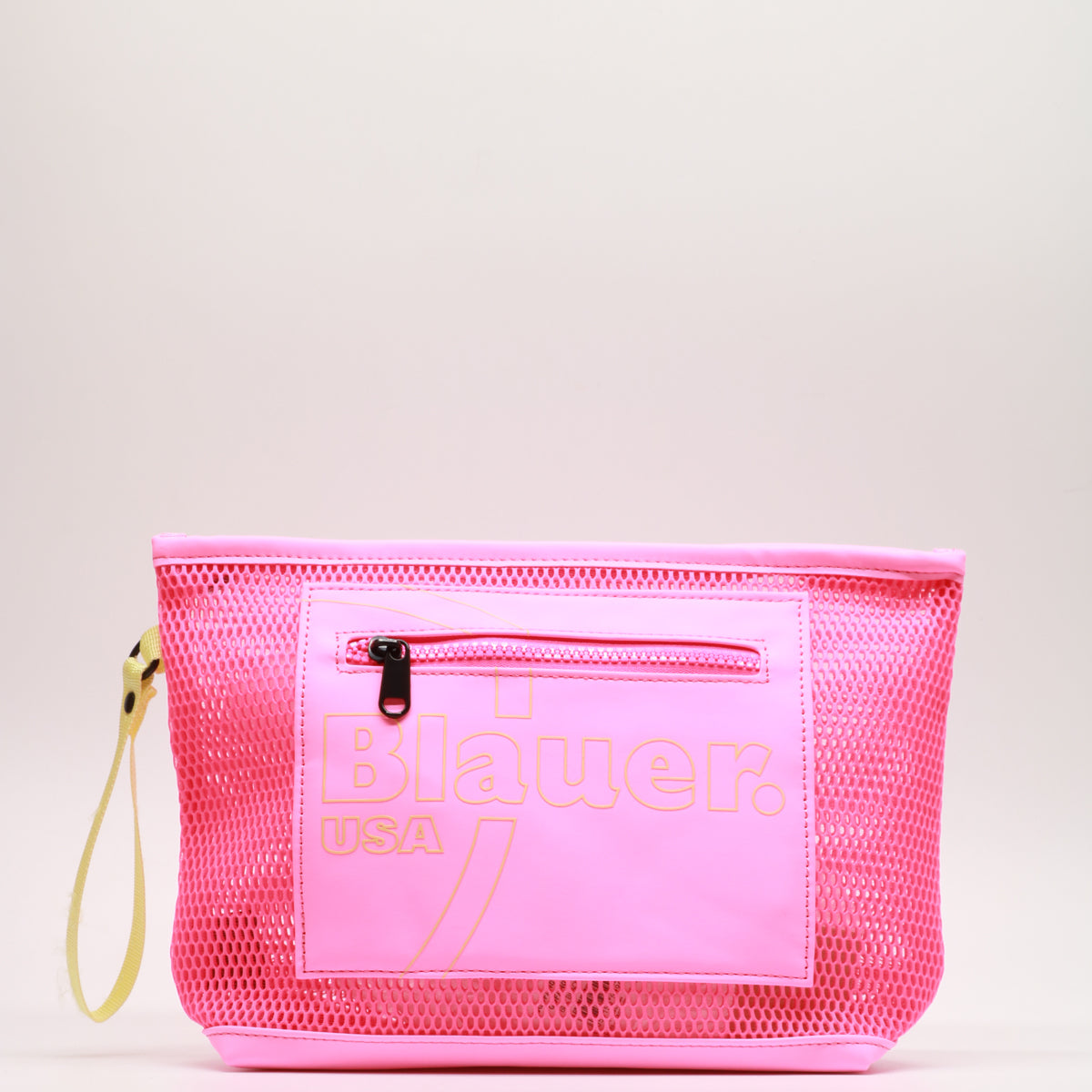 Blauer Pochette Fuxia