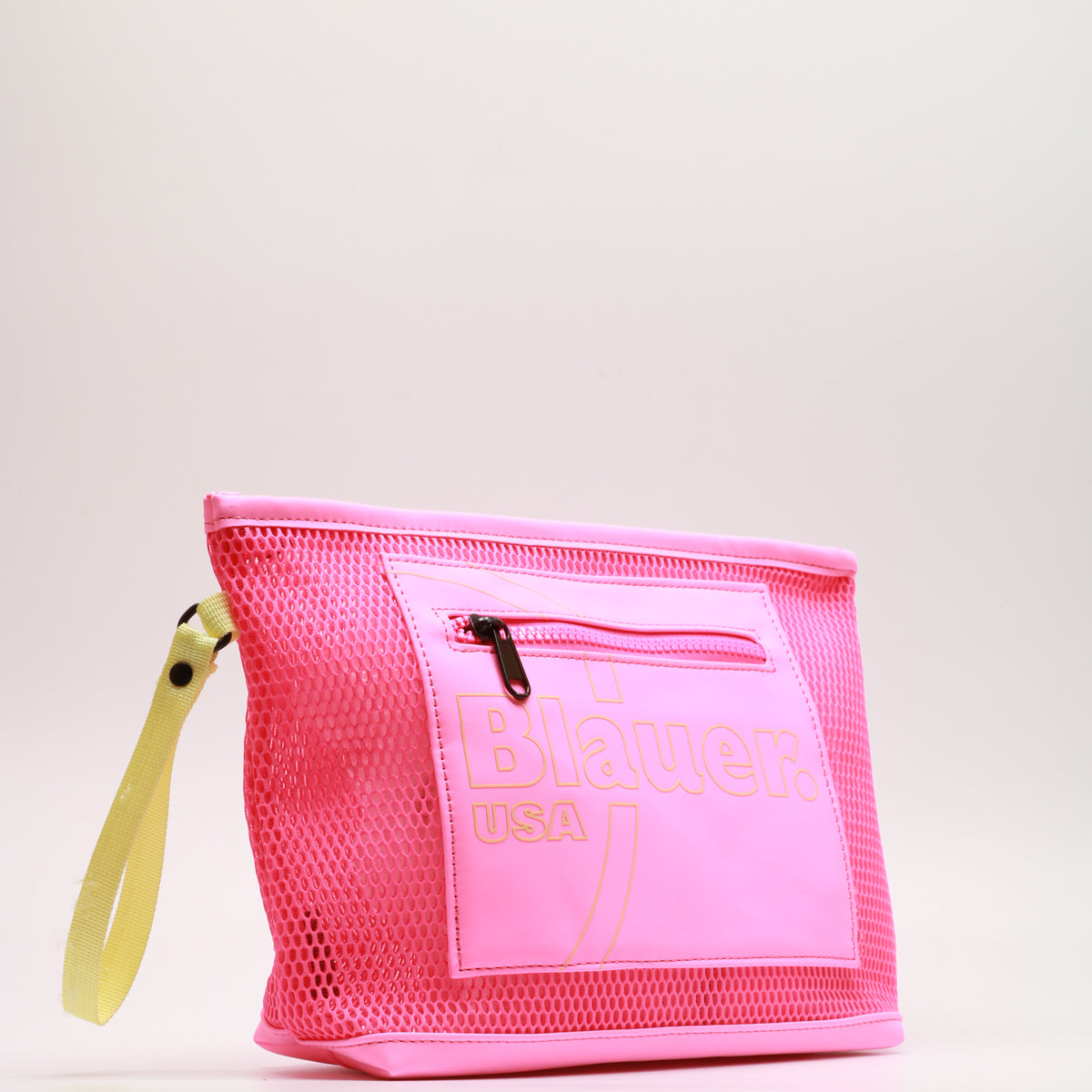 Blauer Pochette Fuxia
