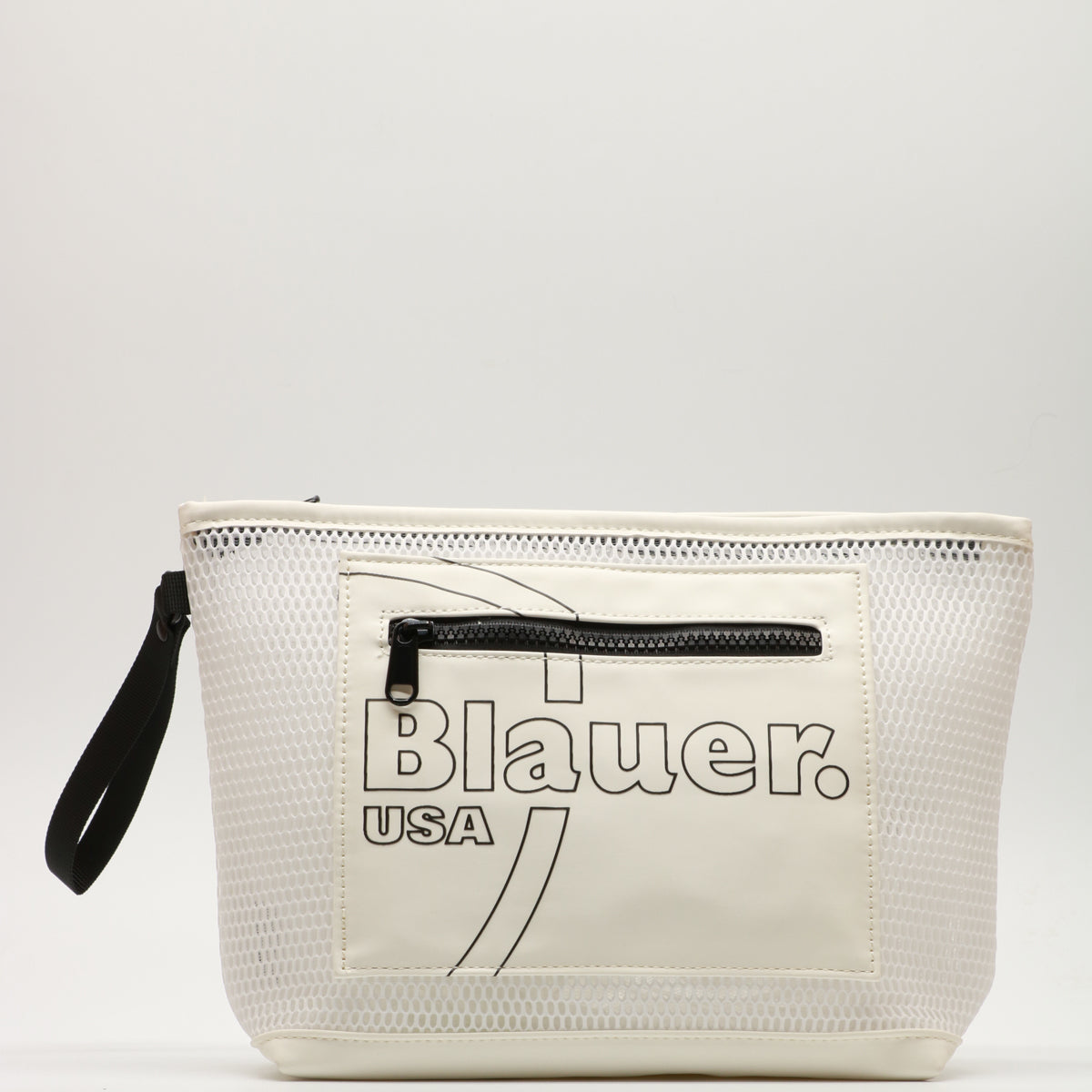 Blauer Pochette White