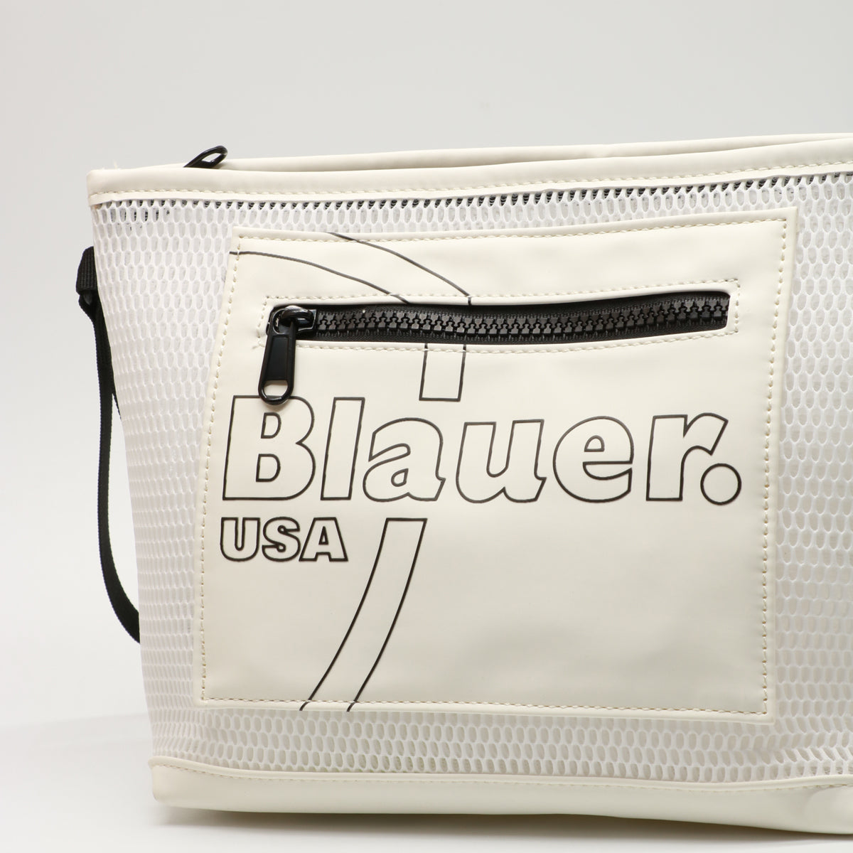 Blauer Pochette White