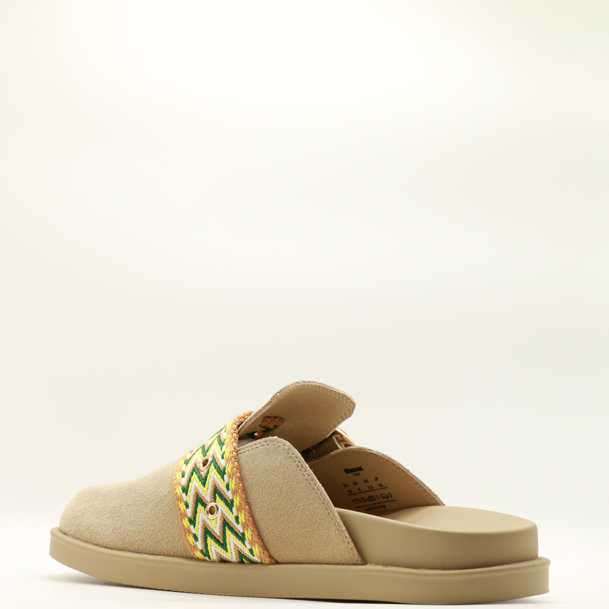 Blauer Ciabatta Beige