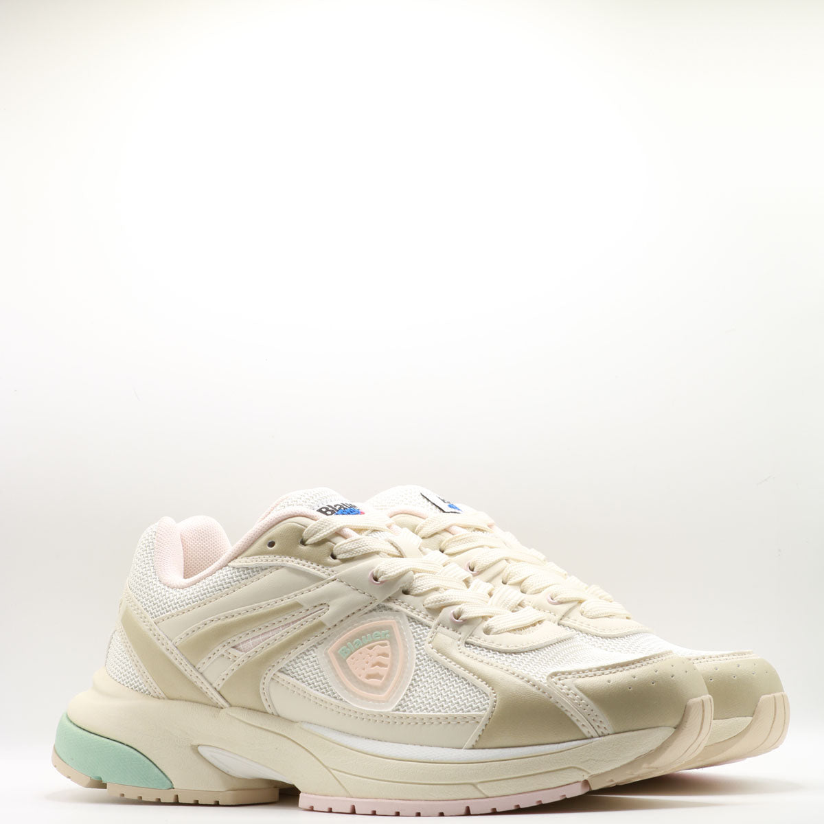 Blauer Sneakers Cream