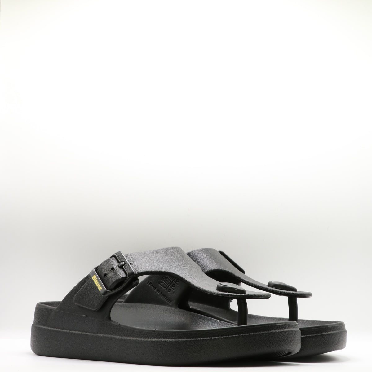 Blauer Slipper Nero