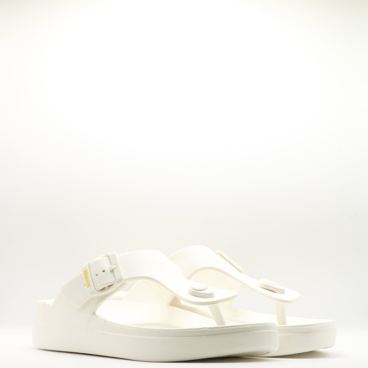 Blauer Slipper White
