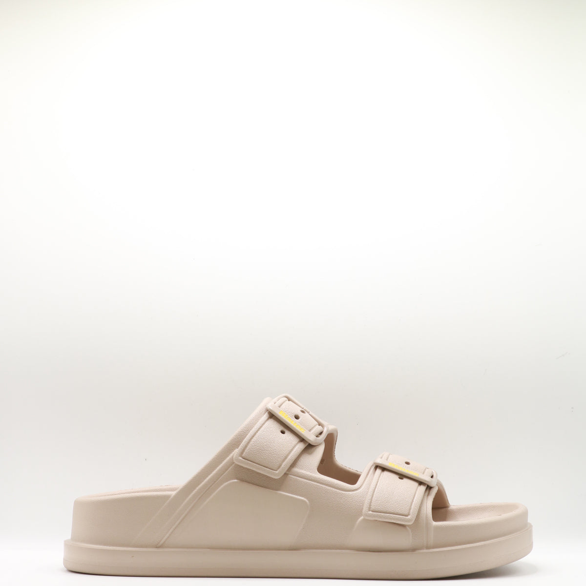 Blauer Slipper Beige