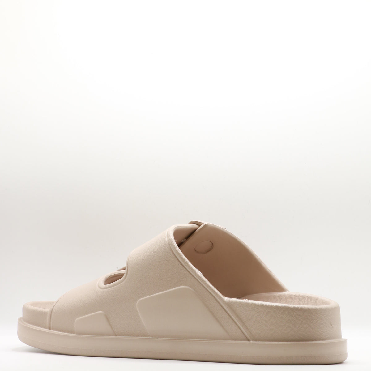 Blauer Slipper Beige
