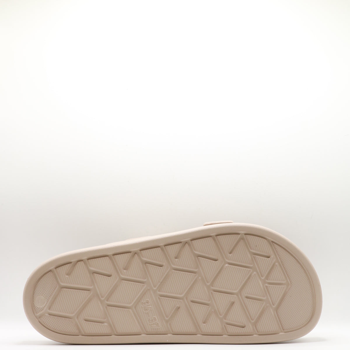 Blauer Slipper Beige