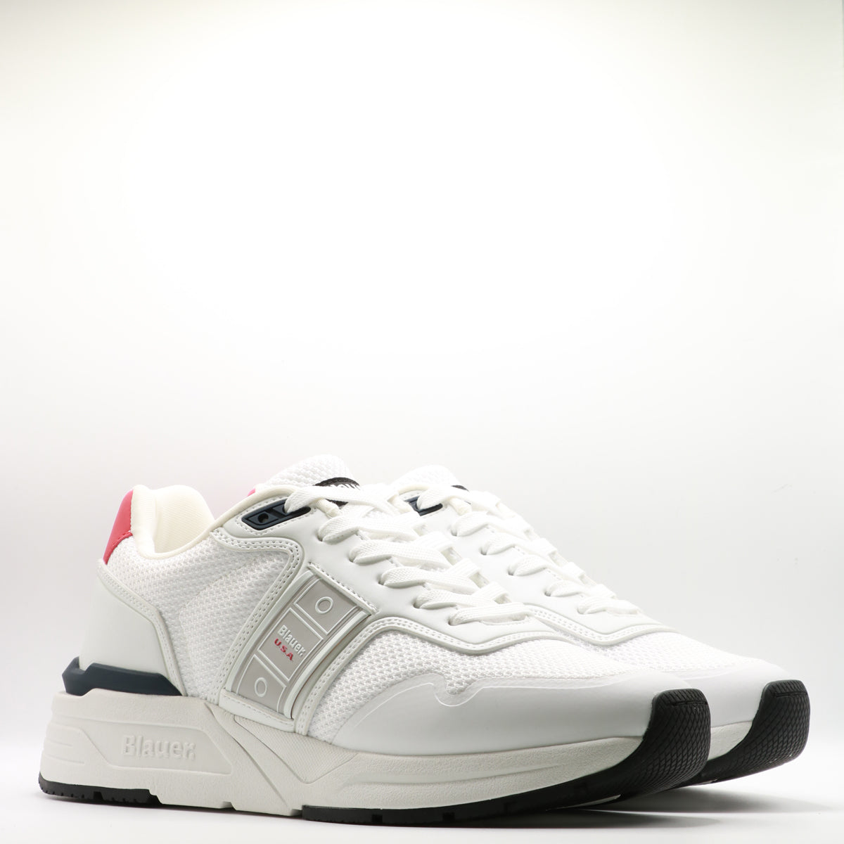 Blauer Sneakers White