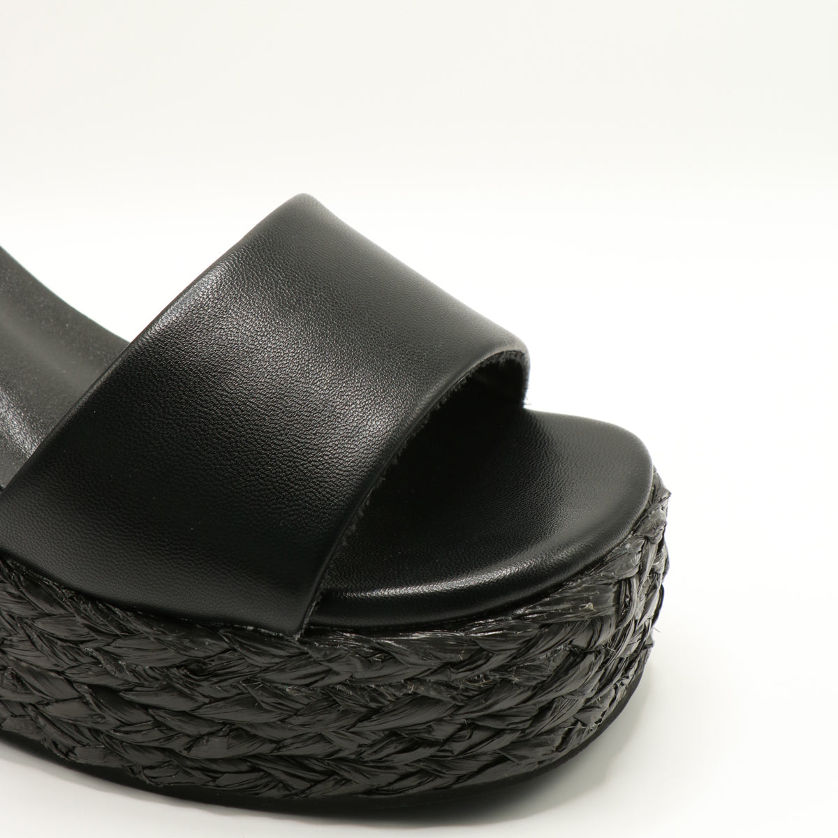 Braccialini Sandali Zeppa Black