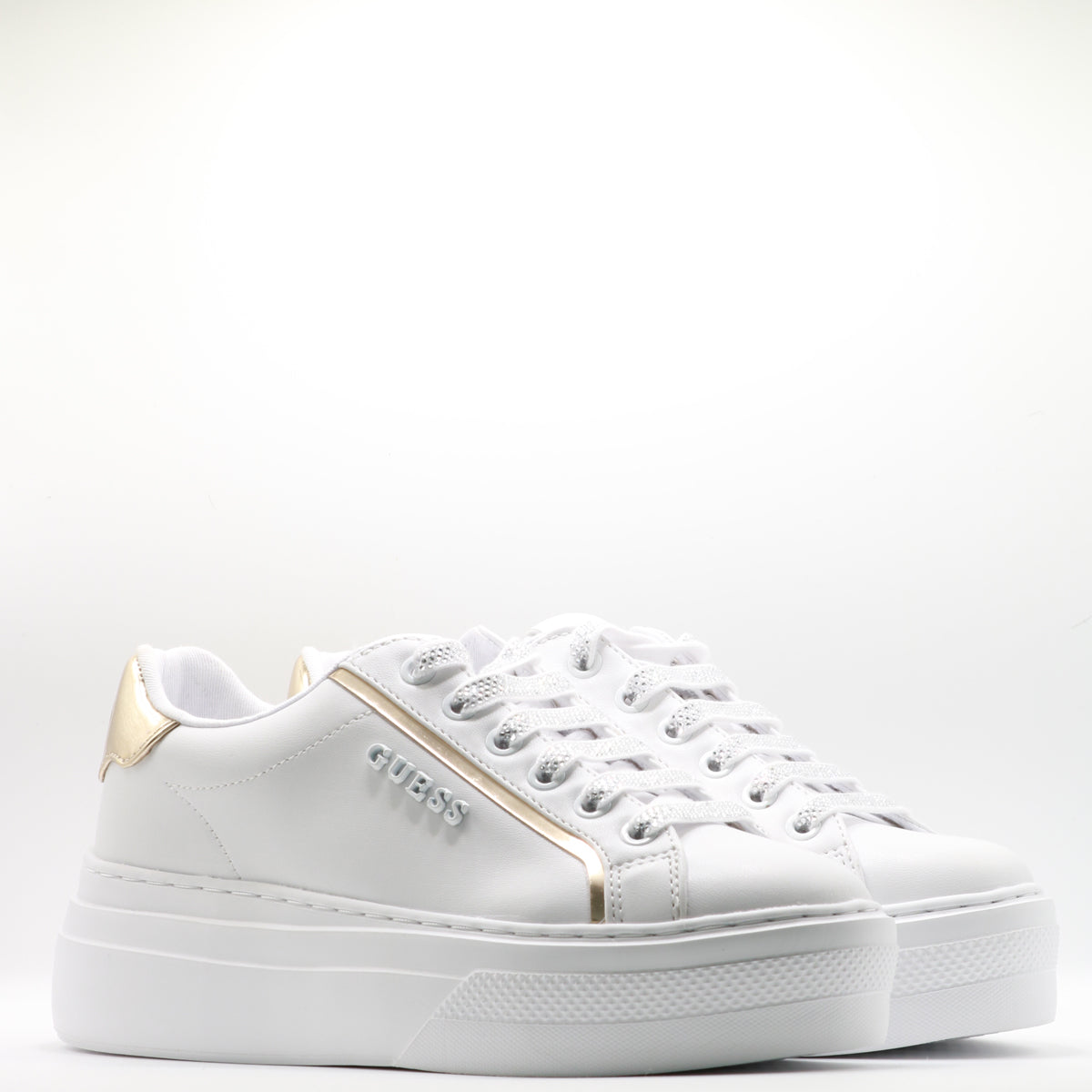 Guess Sneakers Bianco/Platino