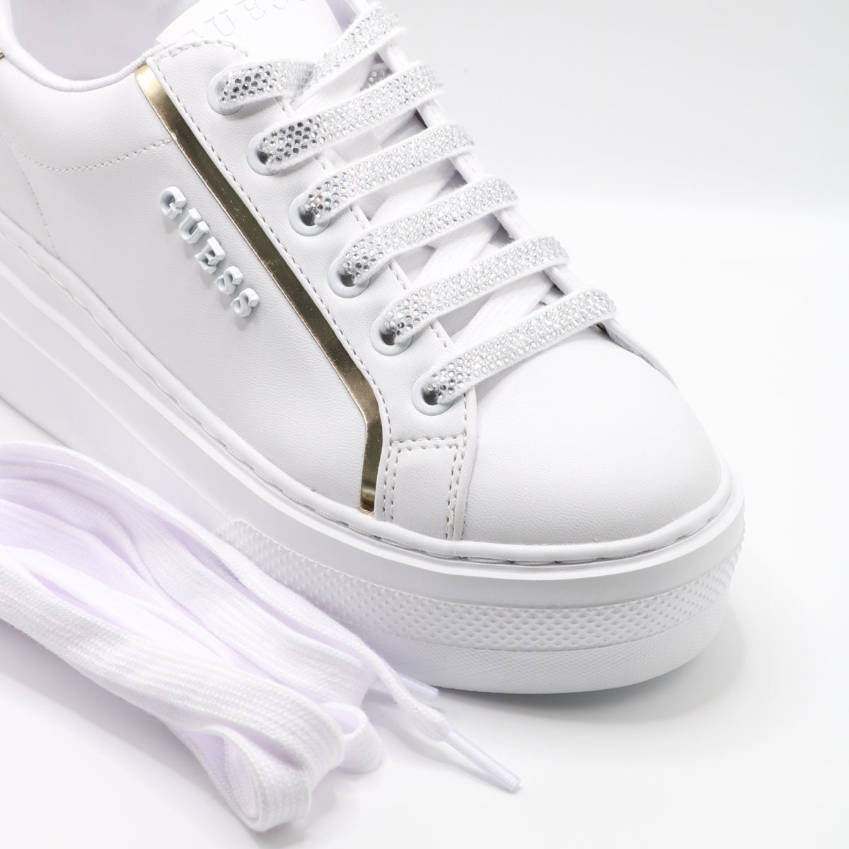 Guess Sneakers Bianco/Platino