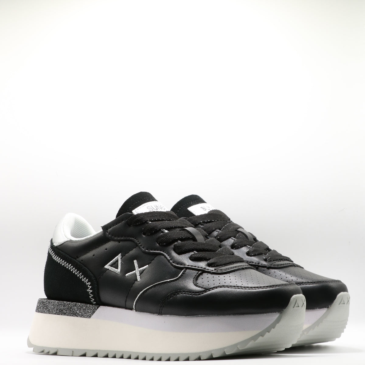 Sun68 Sneakers Nero Leather