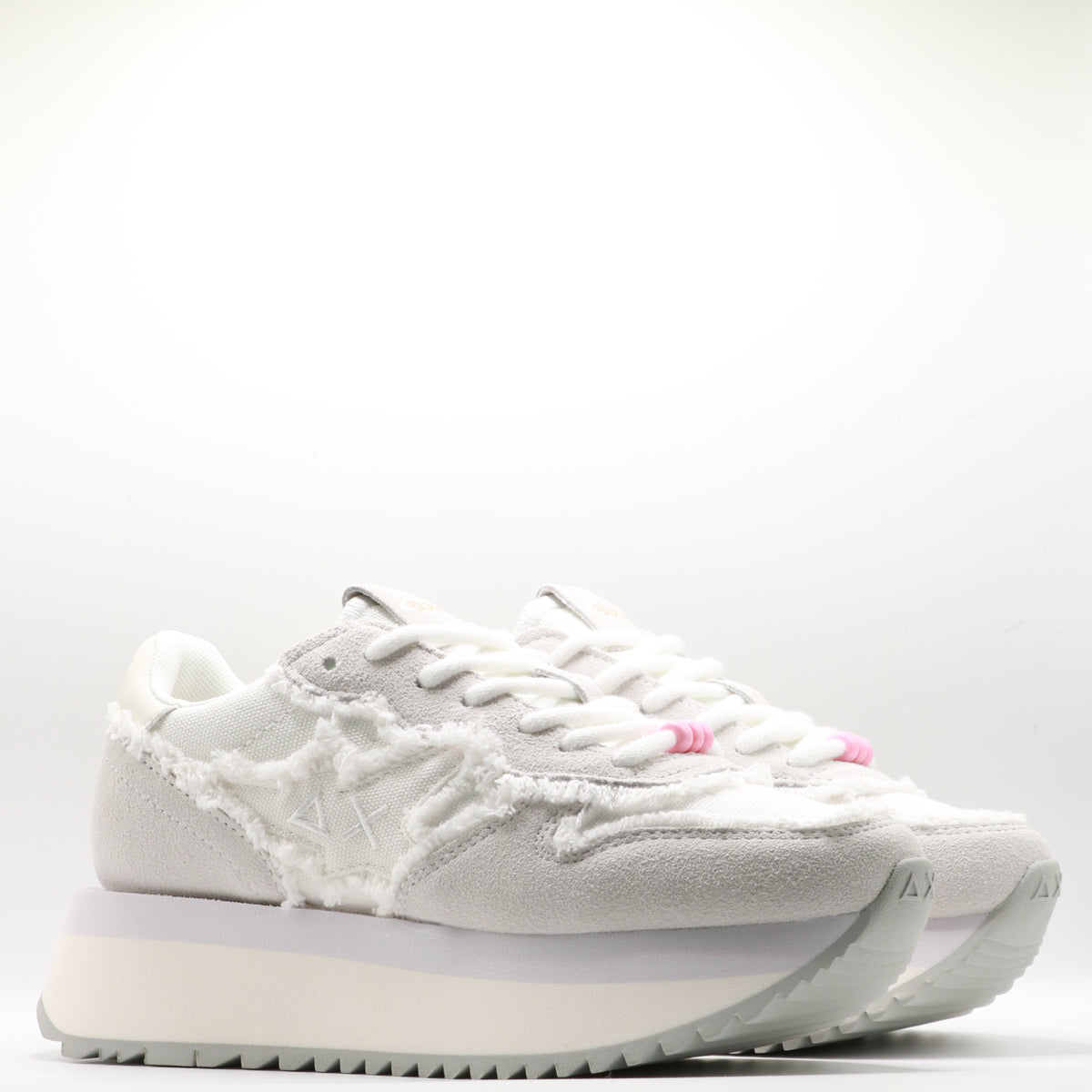 Sun68 Sneakers Bianco Canvas