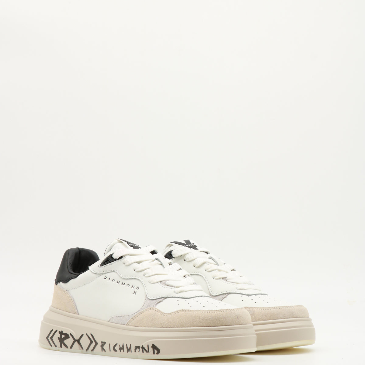 John Richmond Sneakers Leather Bianca