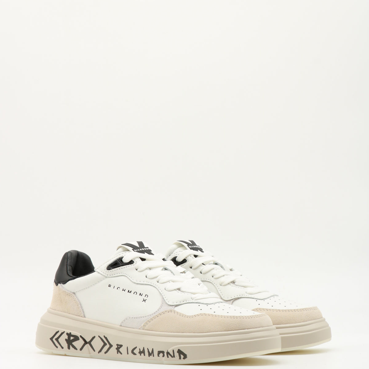 John Richmond Sneakers Leather Bianca