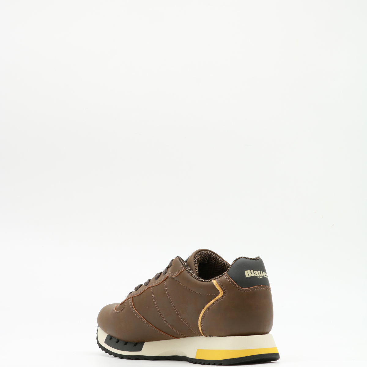 Blauer Sneakers Brown