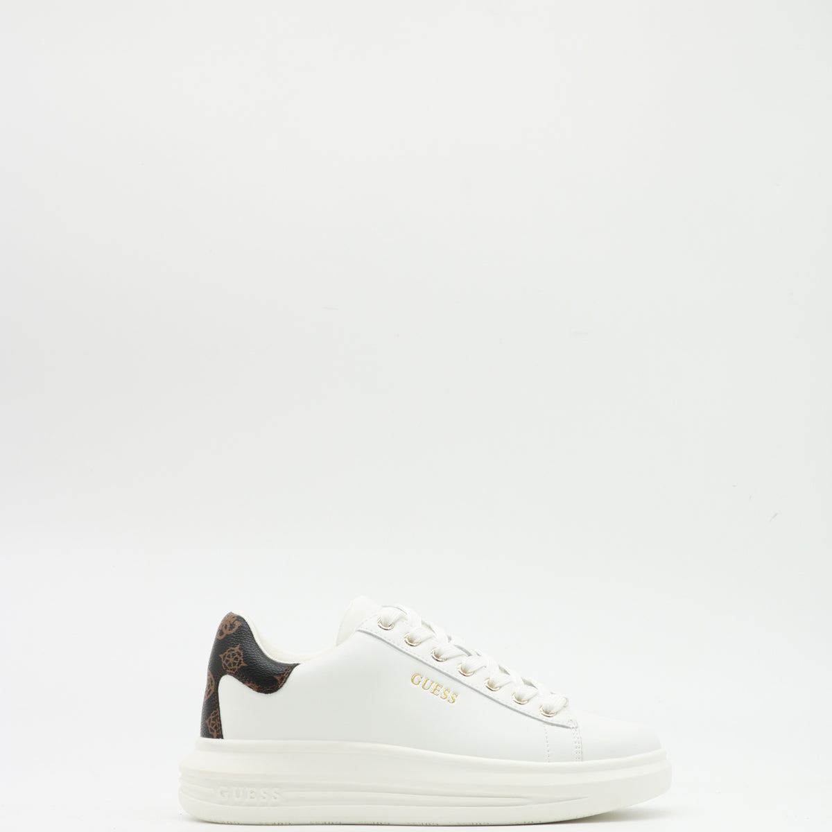 Guess Sneakers White Brown