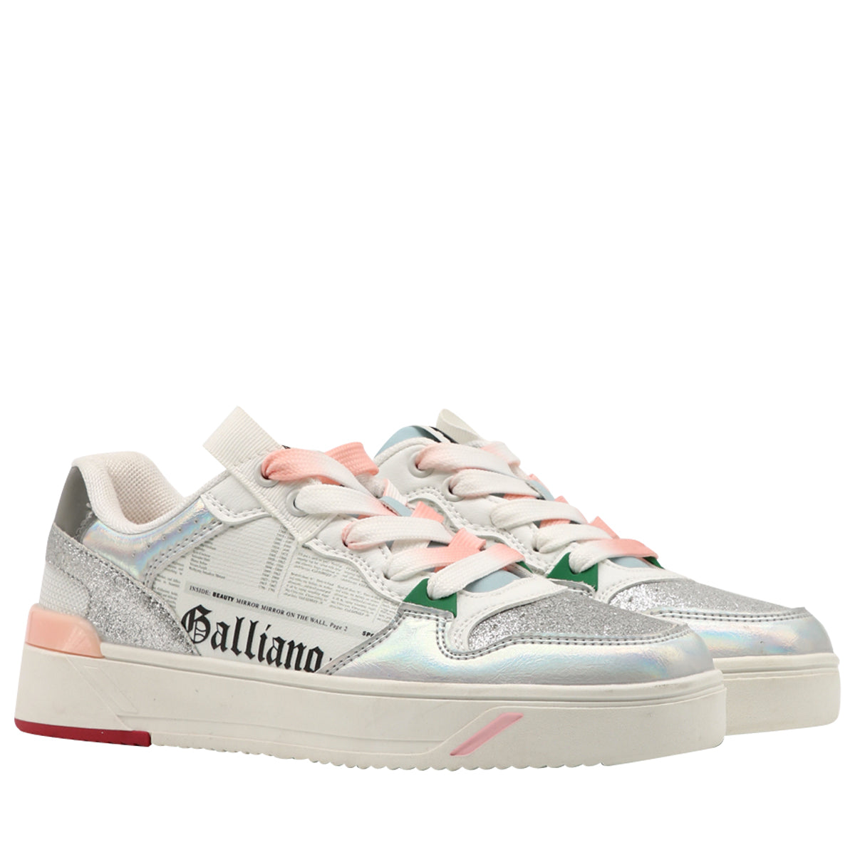 John Richmond Sneakers Leather Bianca