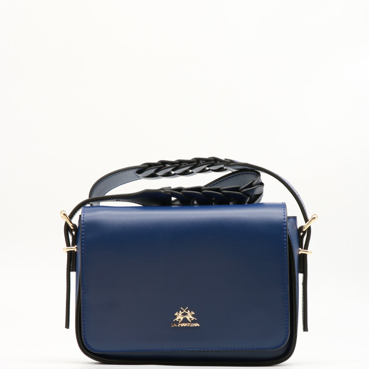 La Martina Borsa a Tracolla Blu Heritage