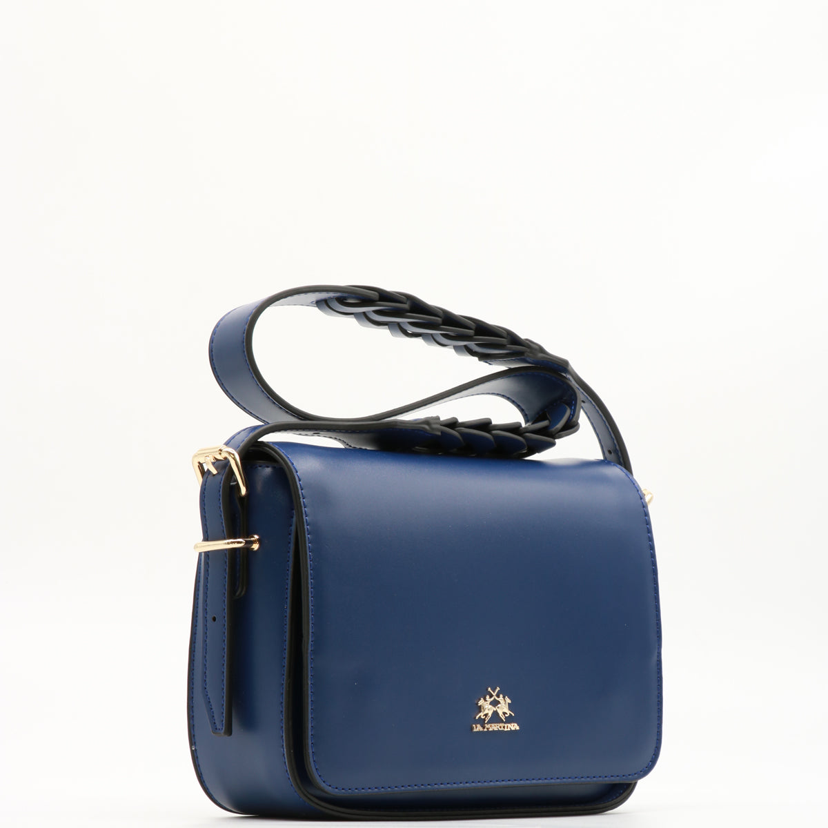 La Martina Borsa a Tracolla Blu Heritage