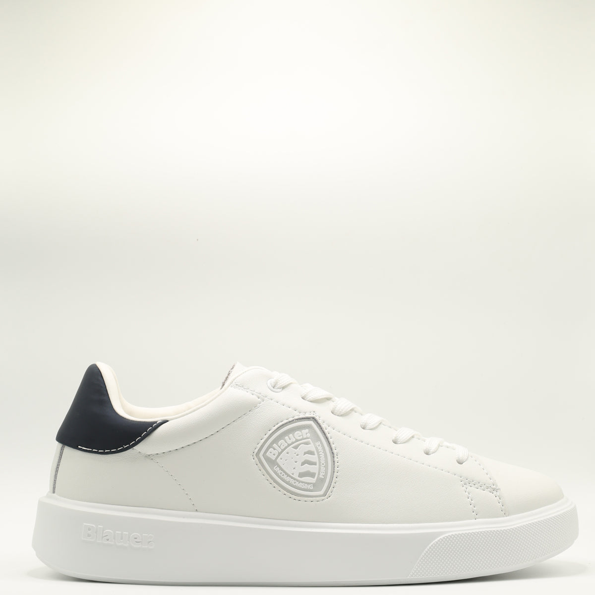 Blauer Sneaker Pelle White