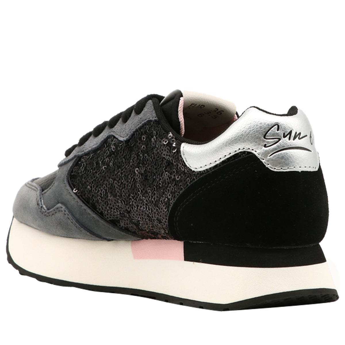 Sun68 Sneakers Kelly Paillettes Nero