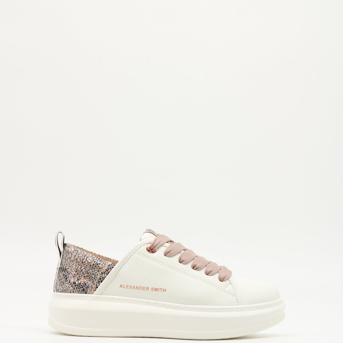 Alexander Smith Sneakers White/Nude