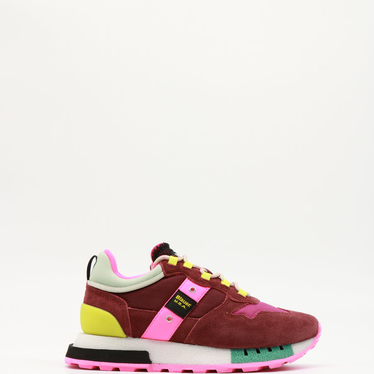 Blauer Sneakers Bordeaux