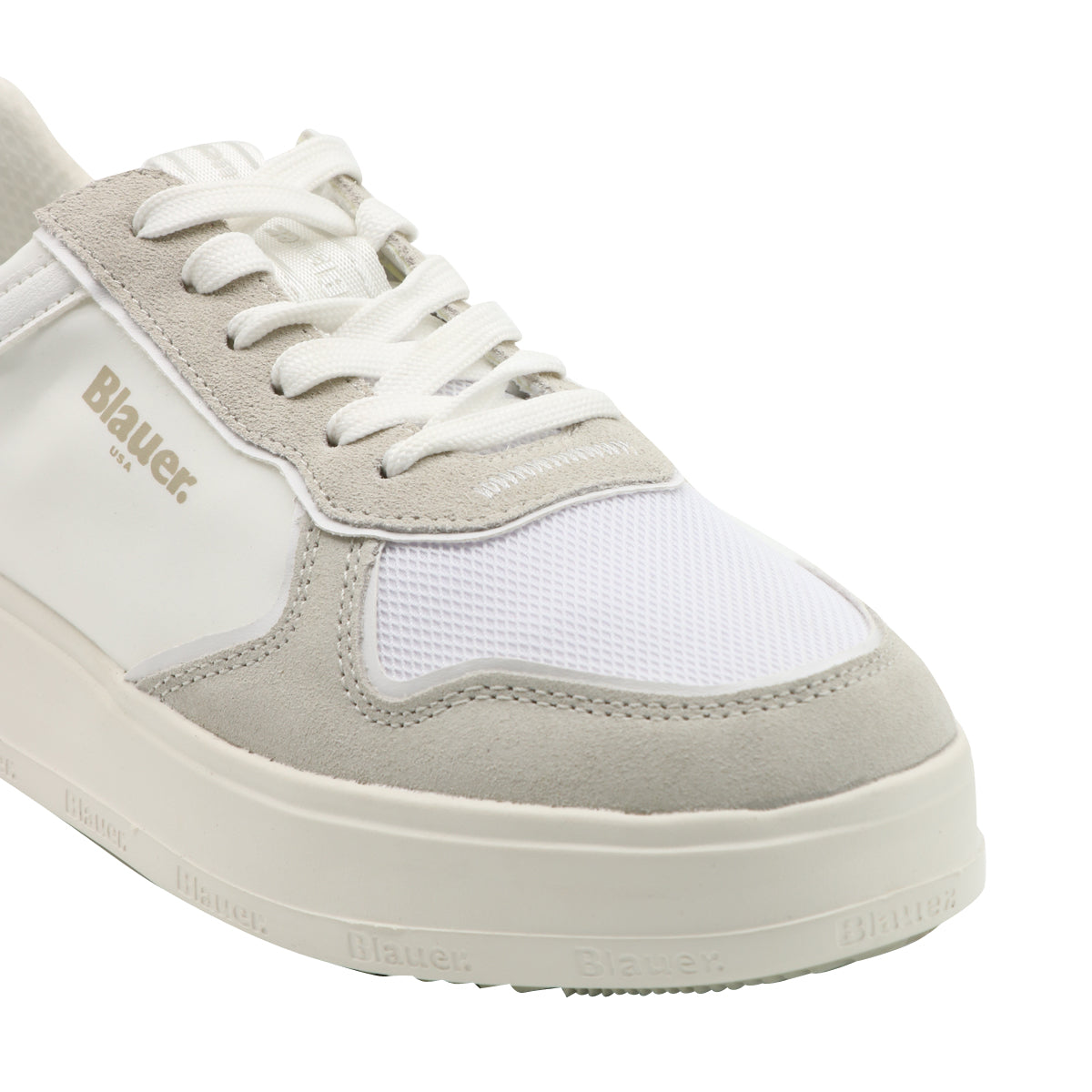 Blauer Sneakers Bianco