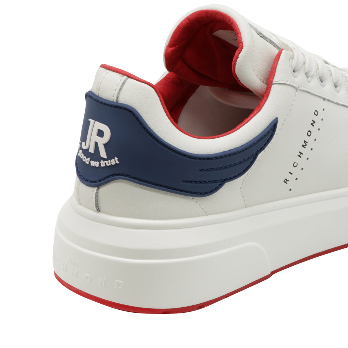 John Richmond Sneakers Action Leather Bianco