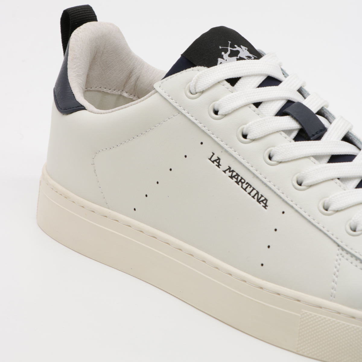 La Martina Sneakers Bianco Blu