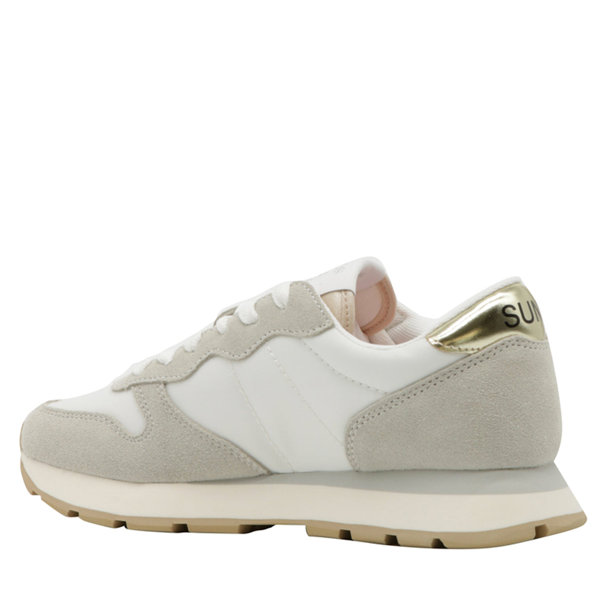 Sun68 Sneakers Ally Gold Silver Bianca