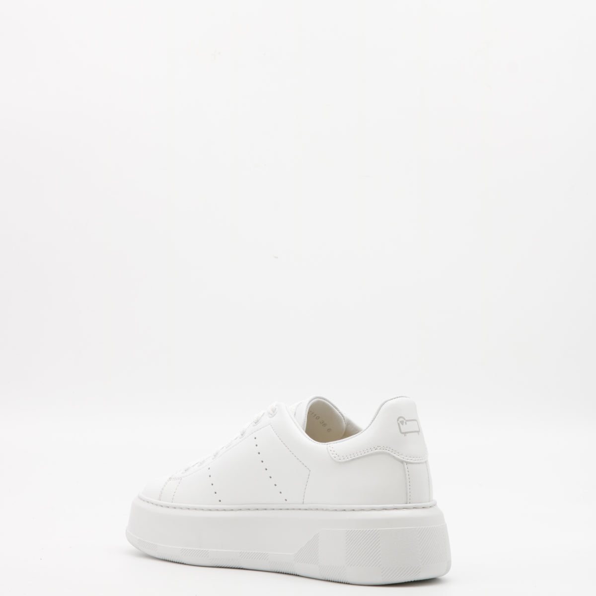 Woorlich Sneakers Bianca in Pelle