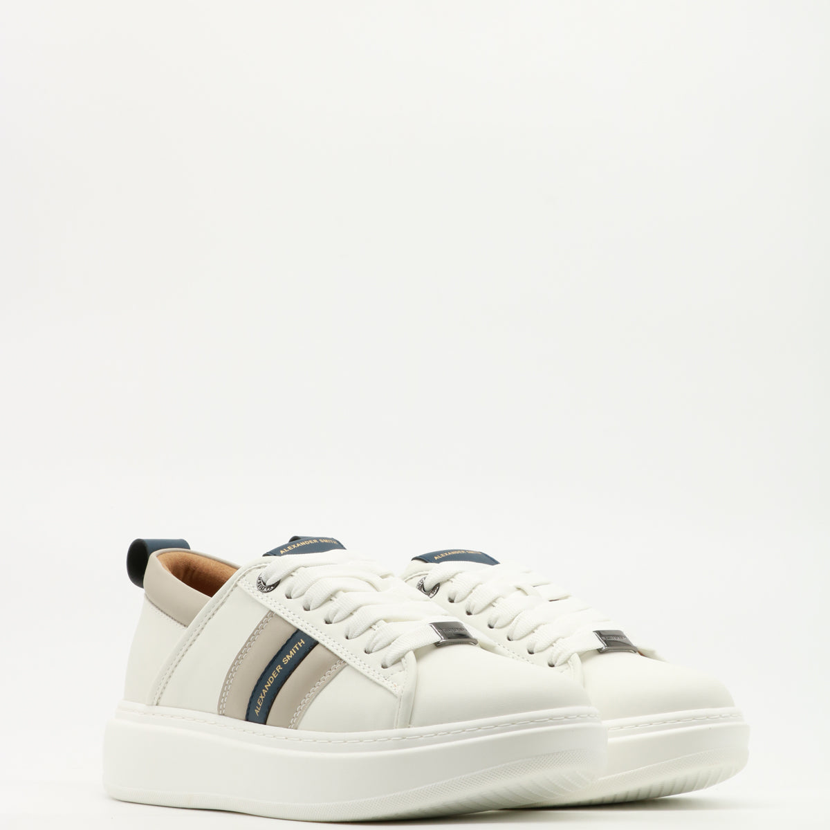 Alexander Smith Sneakers White Grey